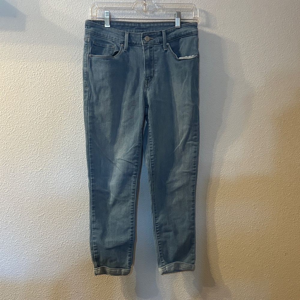 Levi's Light Blue Ankle Jeans